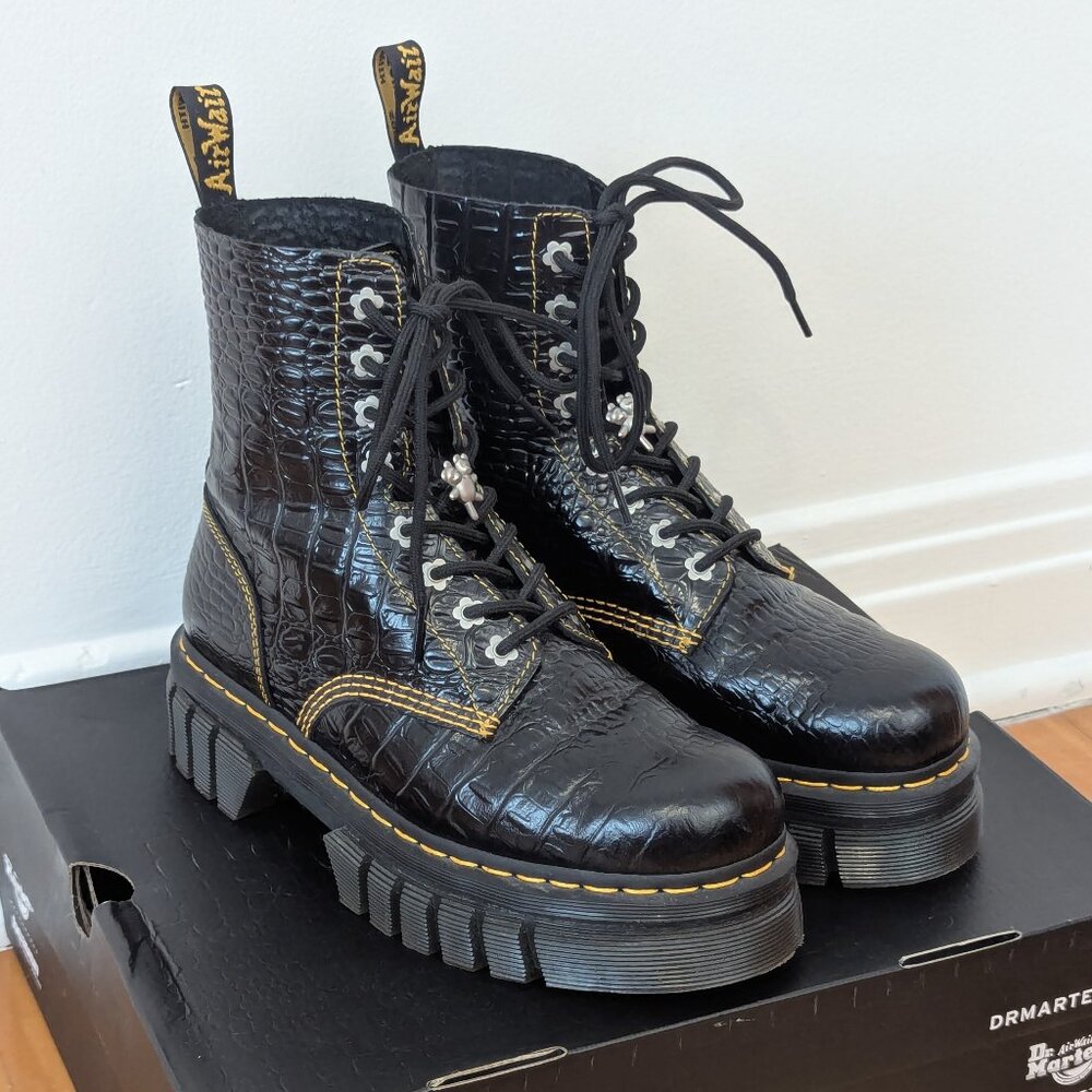 Dr. Martens X Heaven by MJ Audrick Croc Boots (8.5 US)